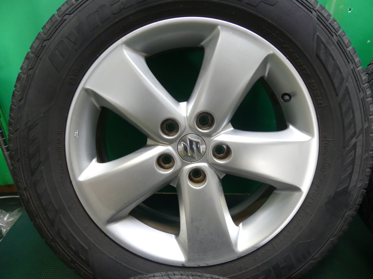 スズキ エスクード純正アルミ 17x6.5J+45 225/65R17 913104 エスクード
