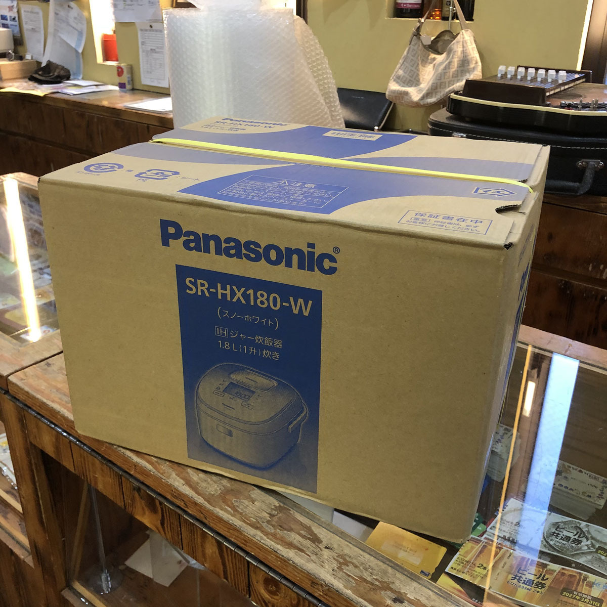 新品◆パナソニック◆一升炊き炊飯器 SR-HX180-W 大火力おどり炊き ダイヤモンド銅釜