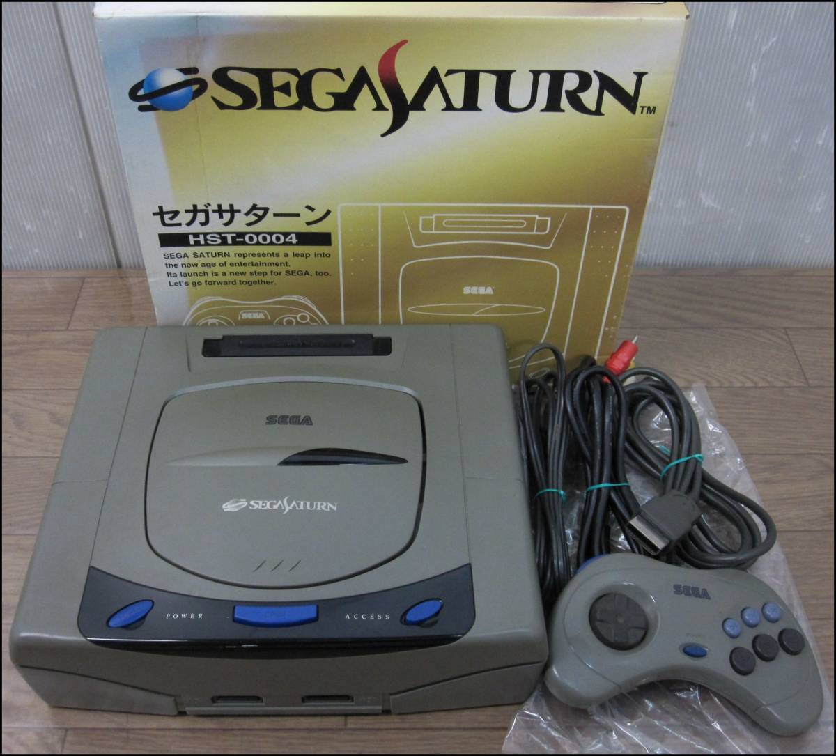 vt3517fp 動作OK! SEGA セガサターン 本体一式 箱付き HST3210 動作