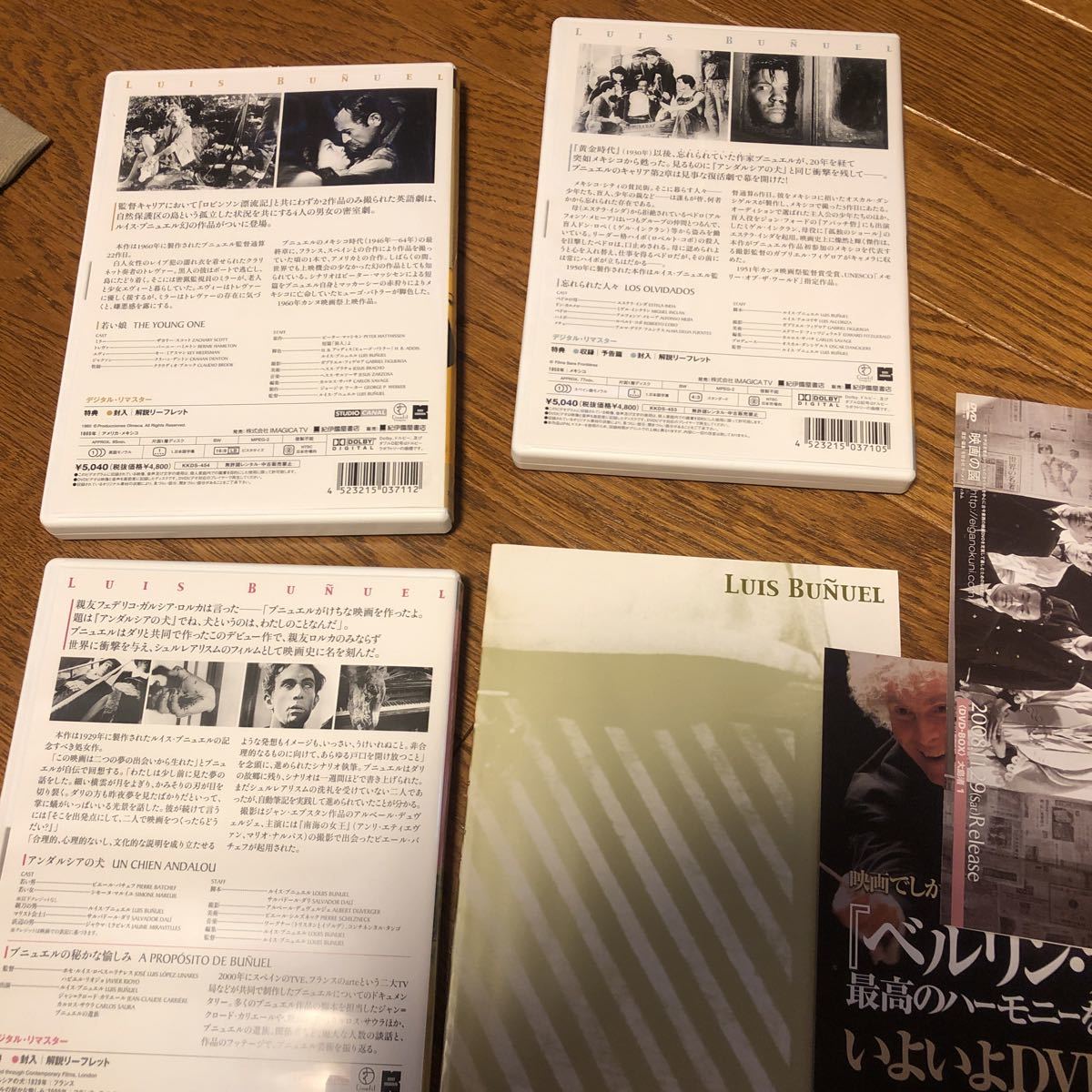ルイス・ブニュエル DVD-BOX6 アンダルシアの犬 忘れられた人々 若い娘