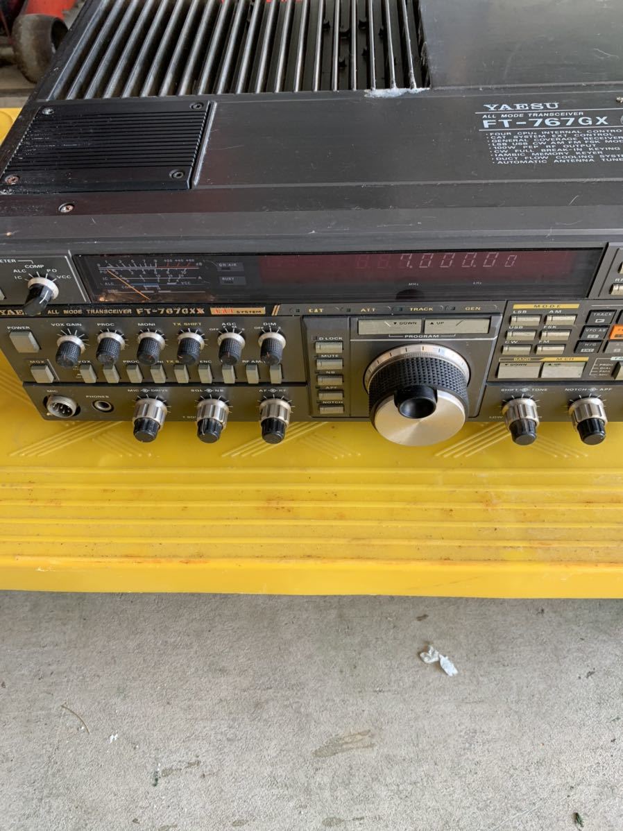 YAESU　FT-767GXX 無線機　ジャンク 八重洲無線 YAESU FT-767 GXX 無線機 ジャンク FT-767GXX YAESU FT