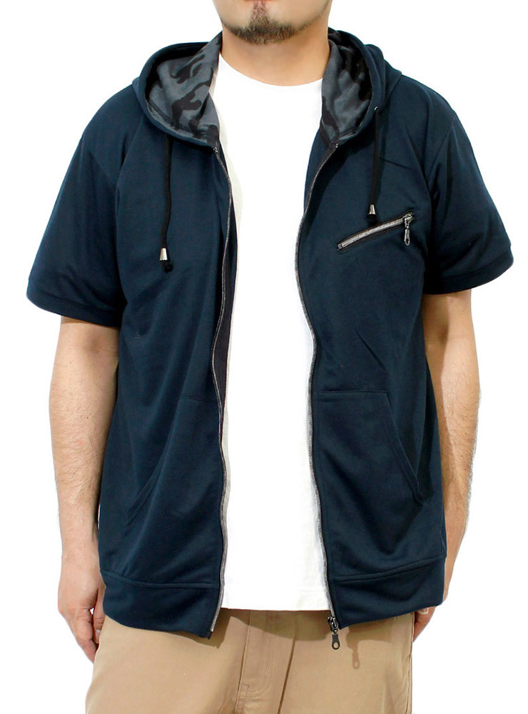 5l ネイビー 半袖 パーカー メンズ 大きいサイズ 半袖 長袖 カモフラ 迷彩 薄手 ジップアップ ゆったり ジップアップパーカー Xlサイズ以上 売買されたオークション情報 Yahooの商品情報をアーカイブ公開 オークファン Aucfan Com