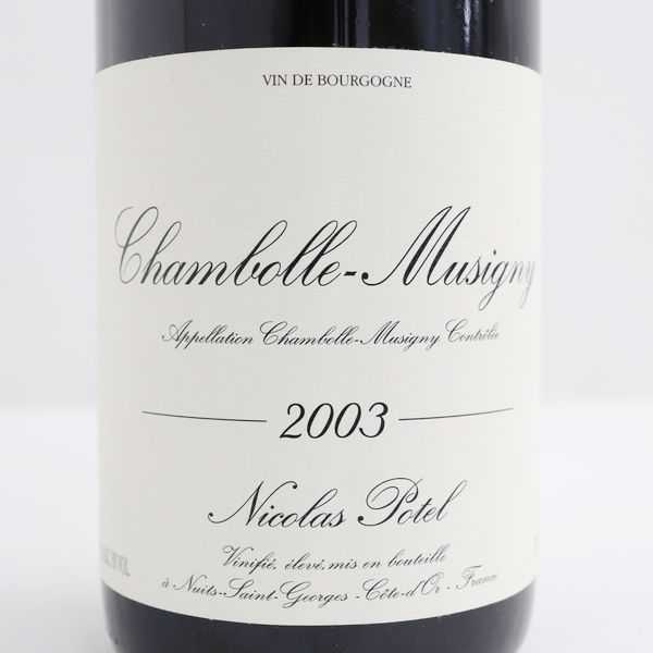 ☆Nicolas Potel（ニコラ・ポテル）シャンボール・ミュジニー 2003 13％ 750ml G0E2856 シャンボール ミュジニー ニコラ・ポテルの通販 - | Yahoo