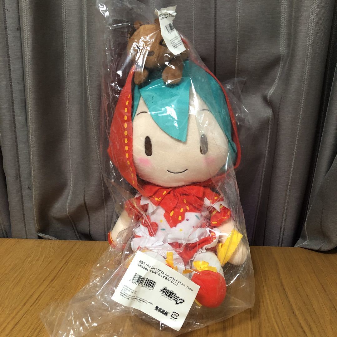 初音ミク ふわふわぬいぐるみ みくずきん LL 初音ミク Project DIVA