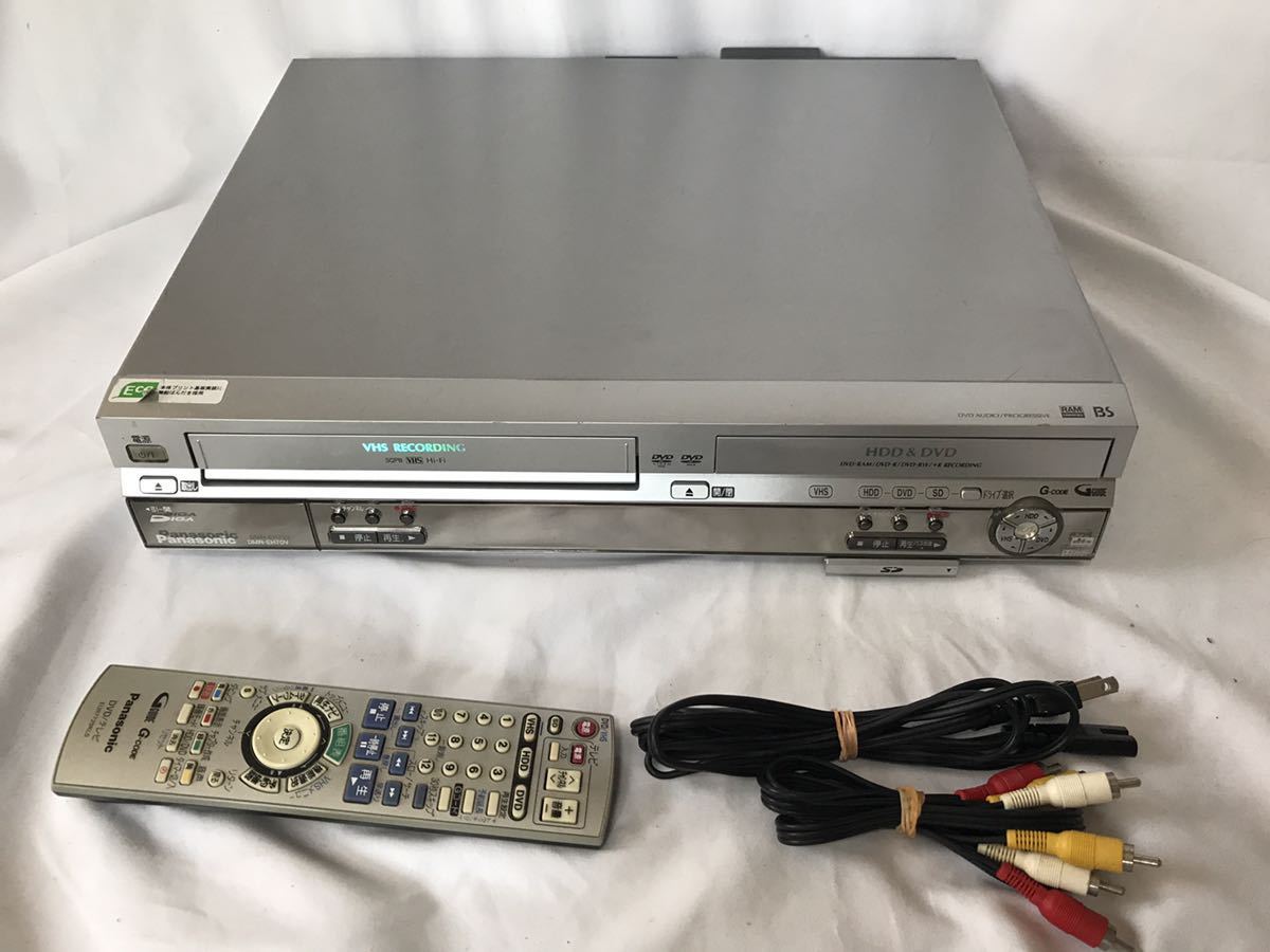 panasonic dmr-eh70v VHS HDD DVD レコーダー やや難あり Panasonic
