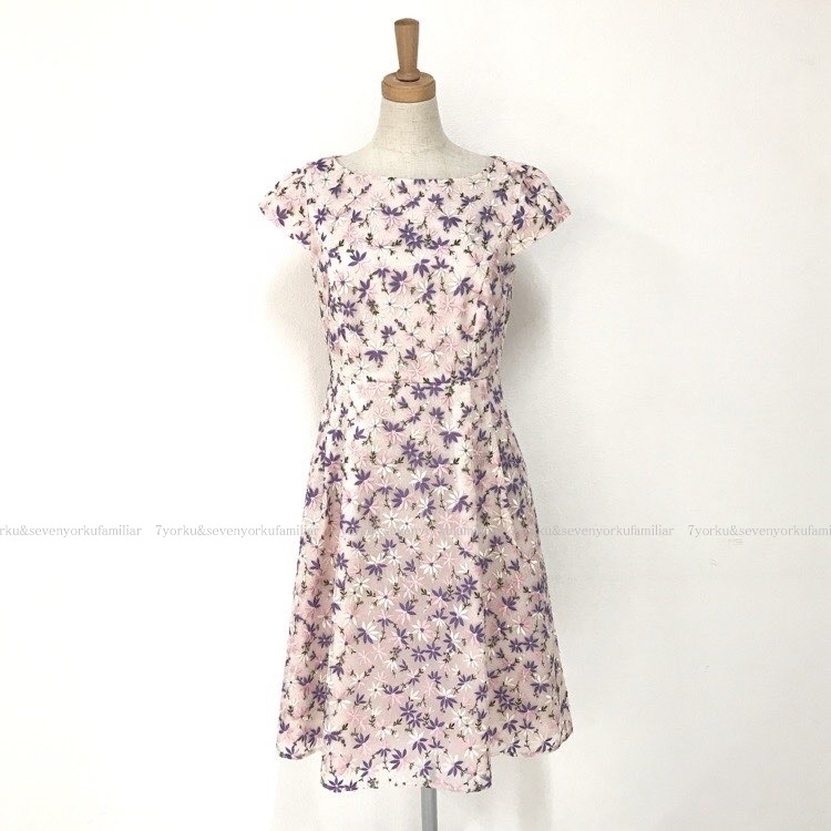 TOCCA トッカ GARDENIA ドレス 花柄 刺繍 ワンピース ピンク 00