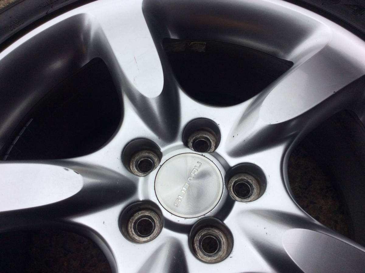 M3273 レガシィ 純正 17インチアルミ＆215/45R17 夏タイヤ 4本セット
