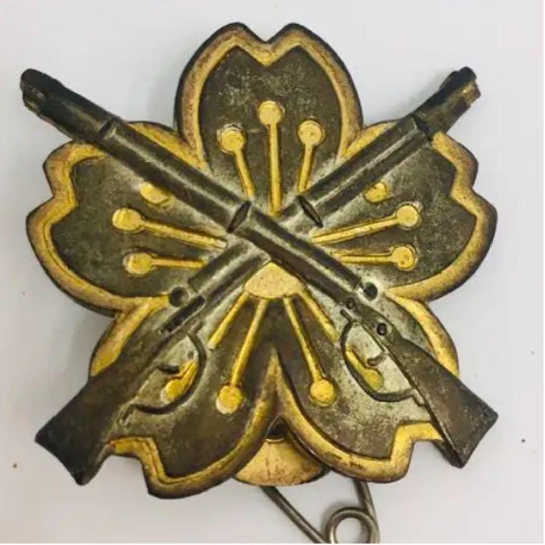 8801】希少！日本軍 競点射撃一等章？小銃射撃徽章？(日本陸軍記章勲章