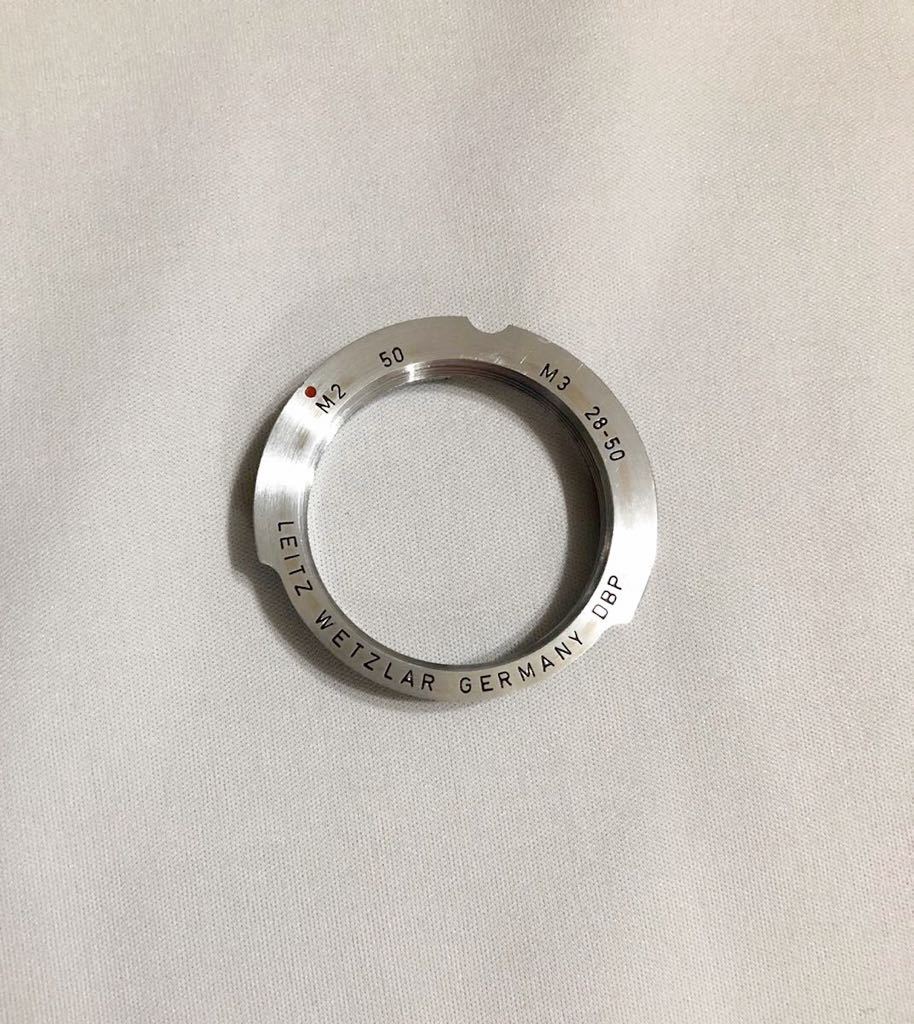 美品◇LEICA純正ライカM ～L変換リング M2 50 M3 28-50 LEITZ WETZLAR