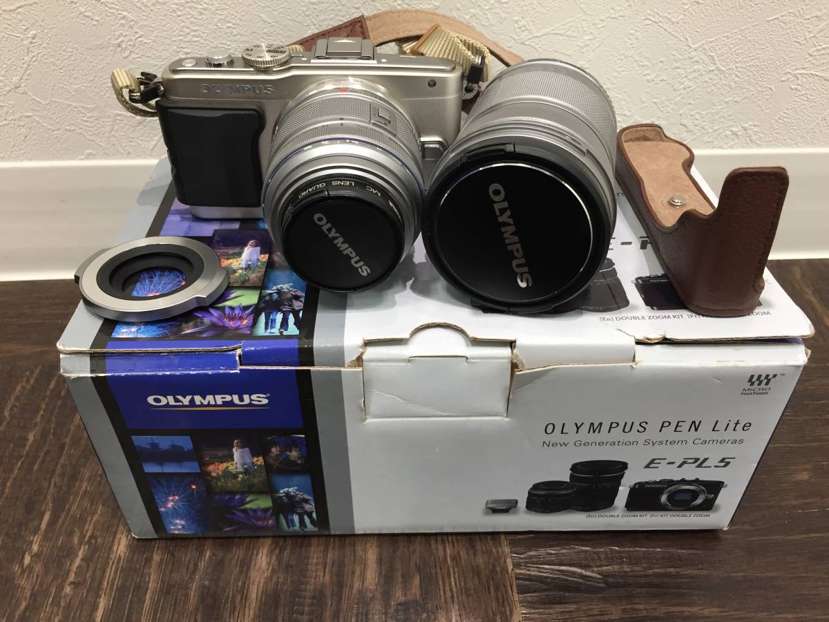 中古品】 OLYMPUS PEN lite E-PL5 ボディ シャッター数6365回