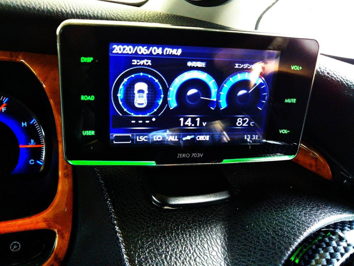 コムテック ZERO レーダー探知機 OBD2⁄無線LAN SD対応 703V