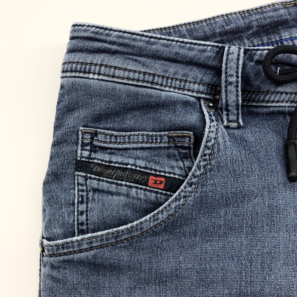 DIESEL ディーゼル 「KROOLEY-TCB-NE」 ジョグジーンズ ユーズド加工 