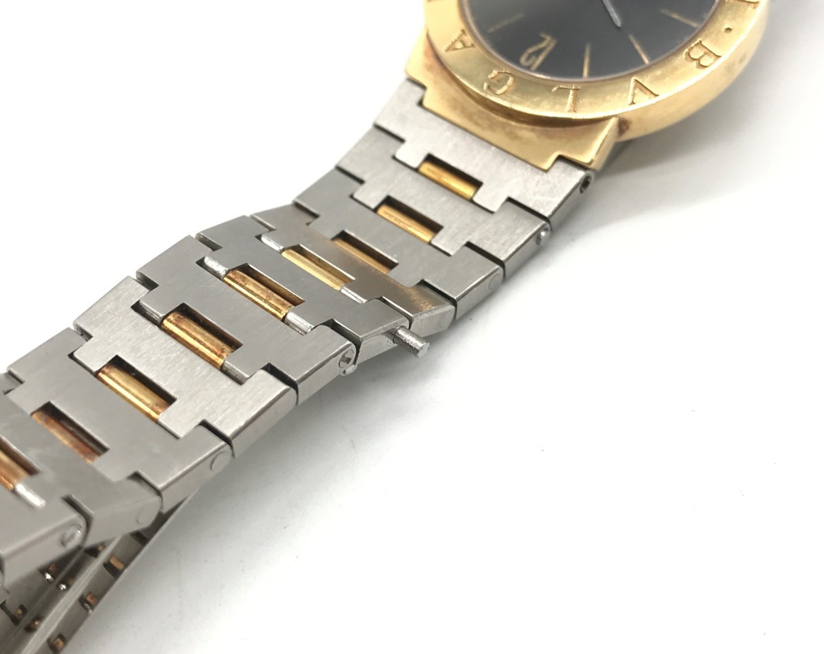 BVLGARI ブルガリブルガリ 腕時計 メンズ BB30GSD K18 YG SS クォーツ 