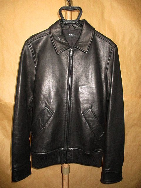 モトブルゾン - MOTO A.P.C. BLOUSON レザージャケット A.P.C.