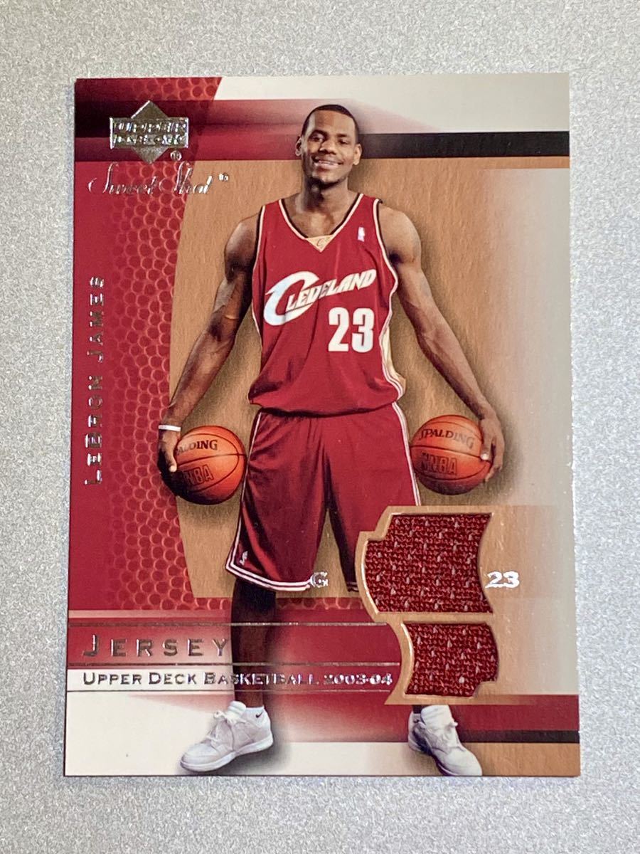 ★高騰中★レブロン・ジェームズ！ルーキージャージカード★ 2003-04 UD Sweet Shot Rookie Jersey【 LeBron James 】RC LJ.J