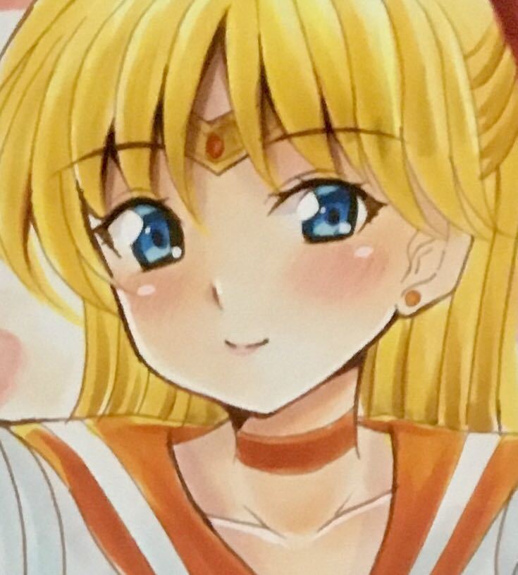 手描きイラスト セーラーヴィーナス 愛野美奈子 手描きイラスト 売買されたオークション情報 Yahooの商品情報をアーカイブ公開 オークファン Aucfan Com