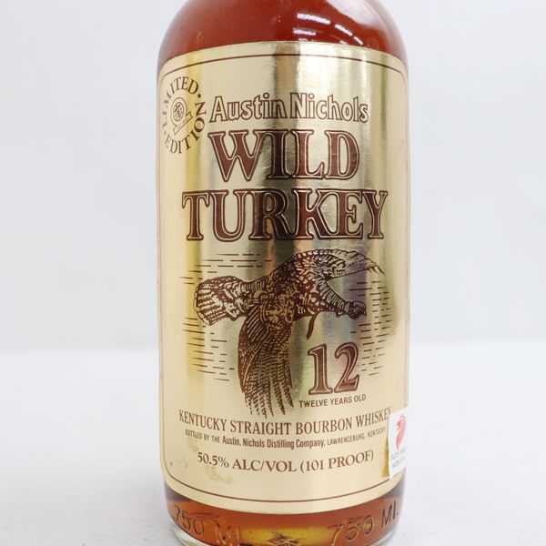 ☆WILD TURKEY（ワイルドターキー）12年 ゴールドラベル 50.5