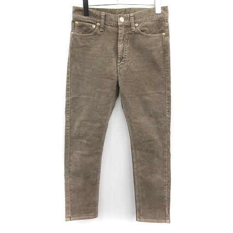  ドゥーズィエムクラス DEUXIEME CLASSE 18AW パンツ スリム スキニー コーデュロイ ジップフライ 34 ダークグレージュ /YT レディース(ボトムス)｜売買されたオークション情報、yahooの商品情報をア ボトムス