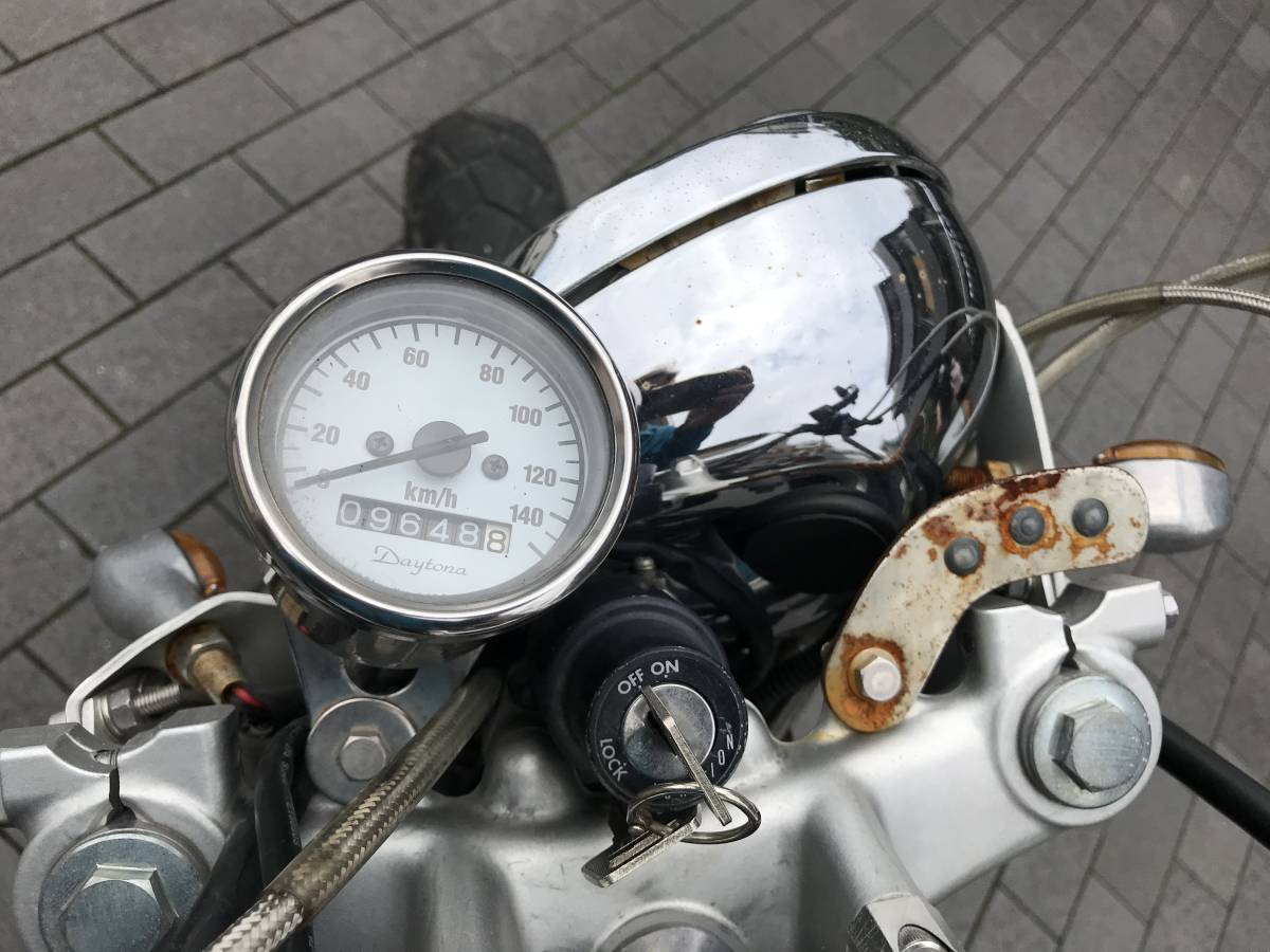 東京葛飾区発 YAMAHA TW200 DG07J カスタム車 レストアベース 部品取り 
