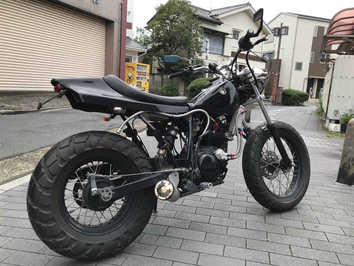 東京葛飾区発 YAMAHA TW200 DG07J カスタム車 レストアベース 部品取り 