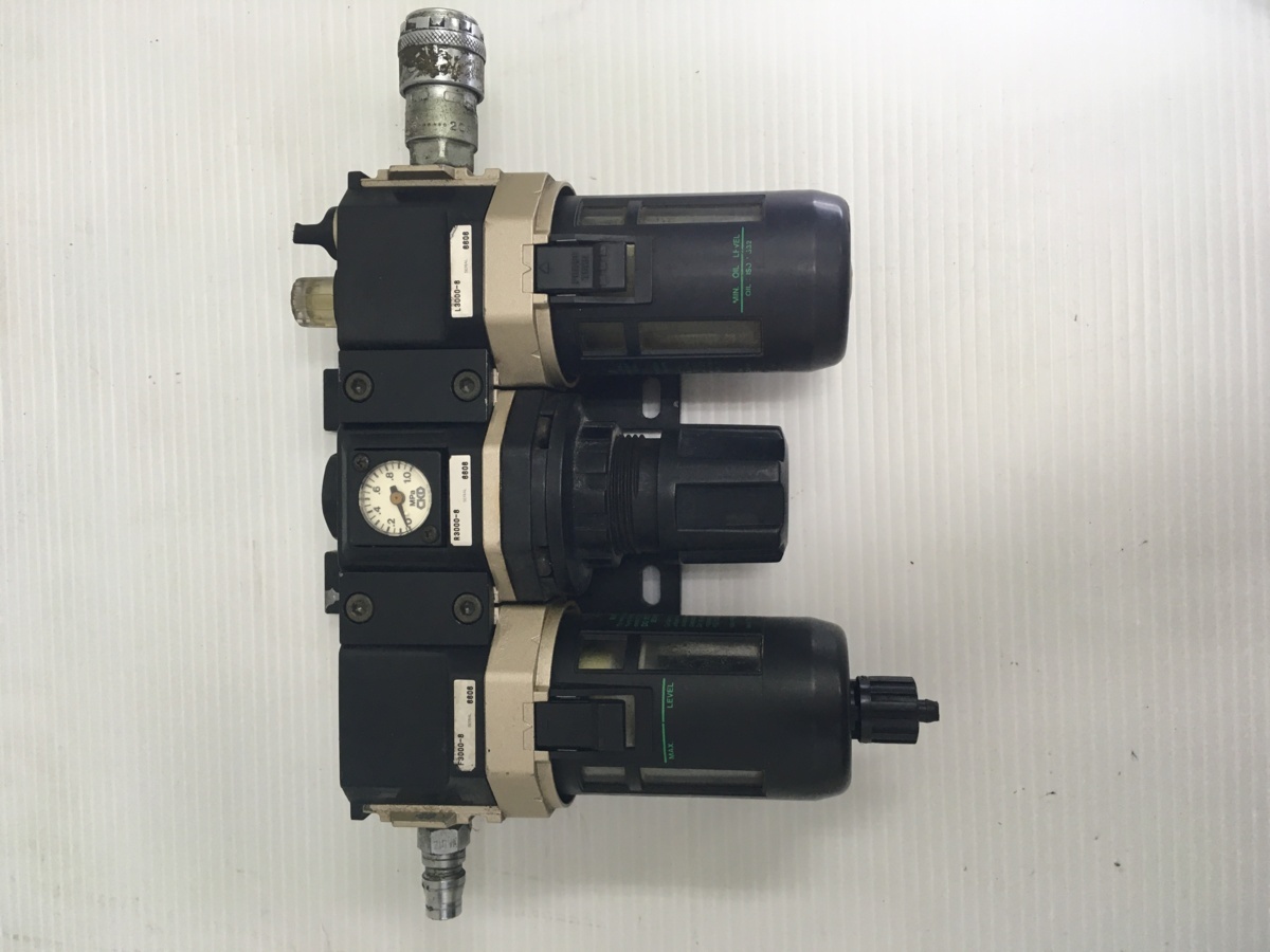 CKD フィルター F3000 / レギュレーター R3000/ ルブリケーター L3000 / コンプレッサー エアフィルター(エアーツール ...