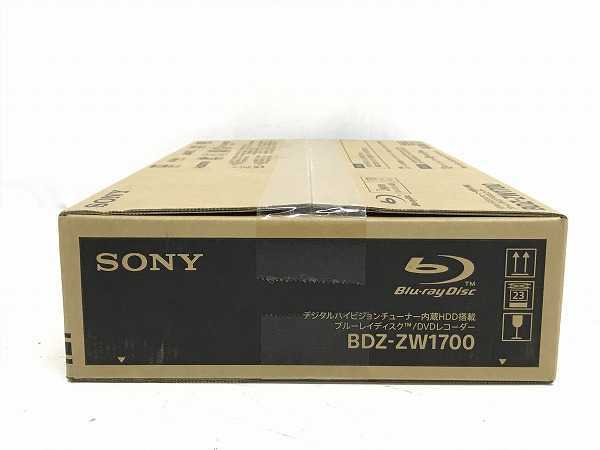 BDZ-ZW1700 1TB SONY ブルーレイレコーダー ソニー 2チューナー Sony 