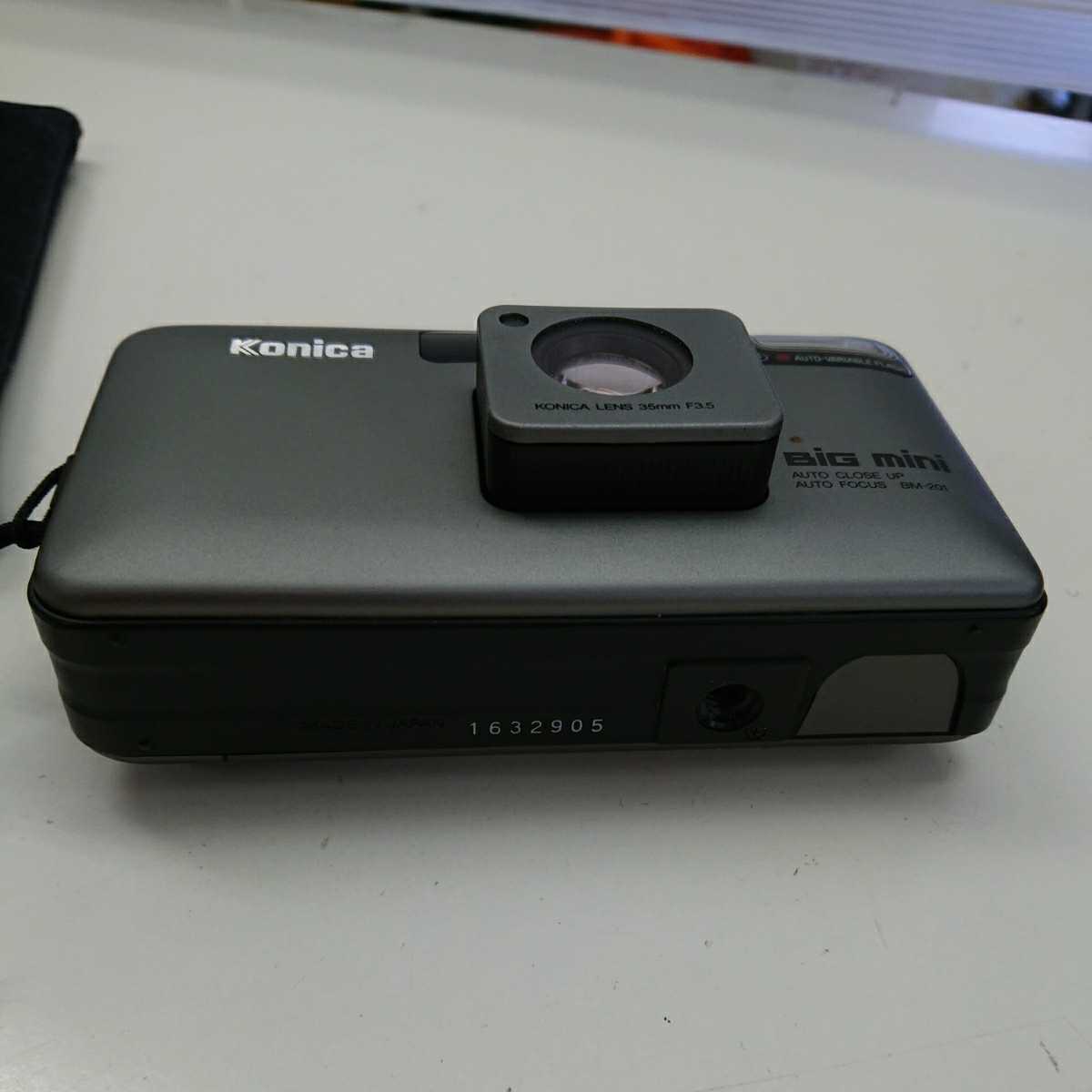 ＜シャッター可＞Konica Big Mini BM-201 コニカ ビッグミニ Konica BiG mini BM-201 コニカ ビッグミニ フィルムカメラ シャッター