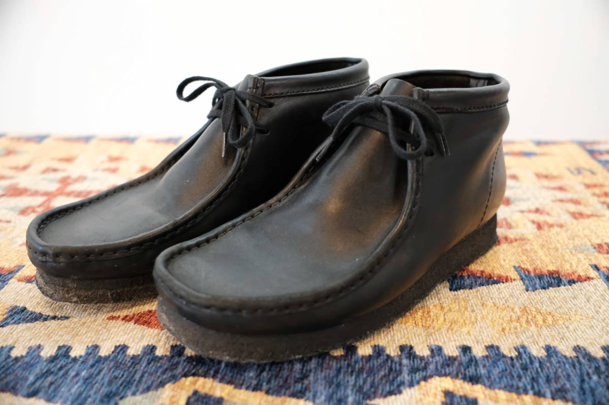 数回着用美品 Clarks クラークス レザー ワラビー 27cm US9 UK8.5 G 