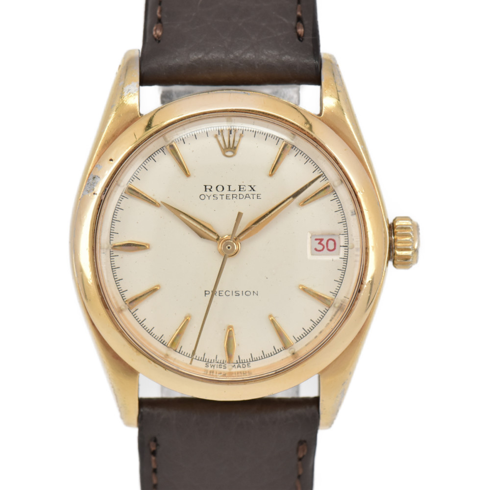 希少品　腕時計 オイスターデイト ロレックス Ref.6494 0 プレシジョン | ROLEX 1954年