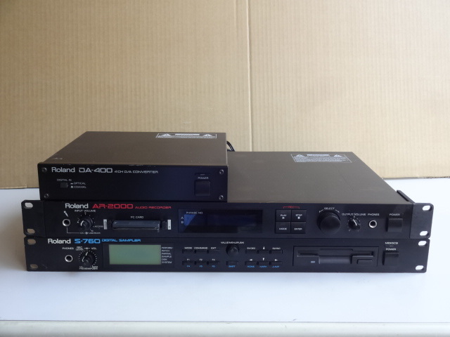 □ Roland S-760 DA-400 AR-2000 デジタルオーディオレコーダー □ S