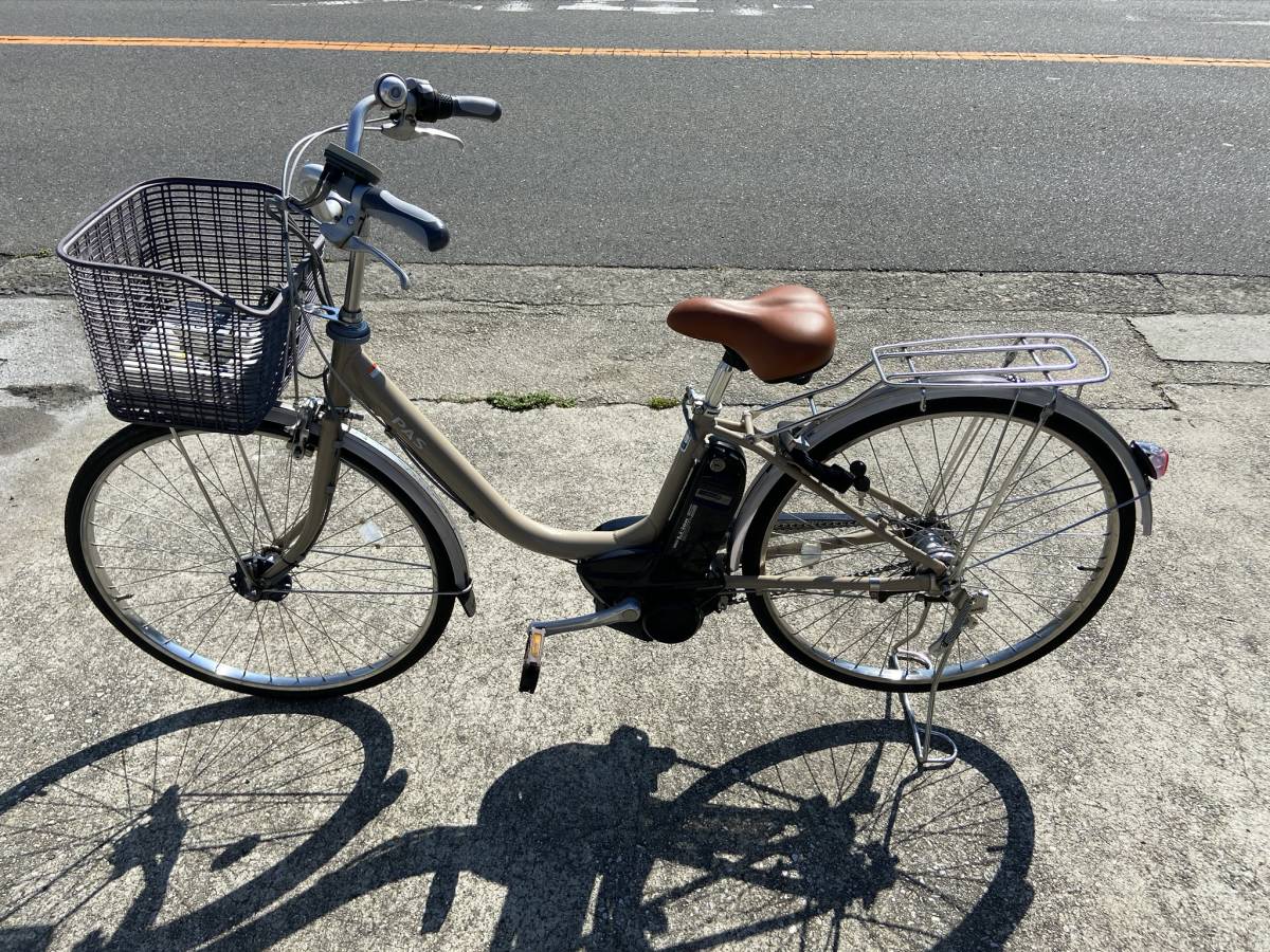 本物保証，100%新品 整備済新基準良品YAMAHA PAS 4.0AH サドル グリップ 後ライト 充電器 鍵付 26インチ3段LED w60(電動アシスト自転車)｜売買されたオークション情報、yahooの商品情報をアーカイブ公開 - オークファン 電動アシスト自転車