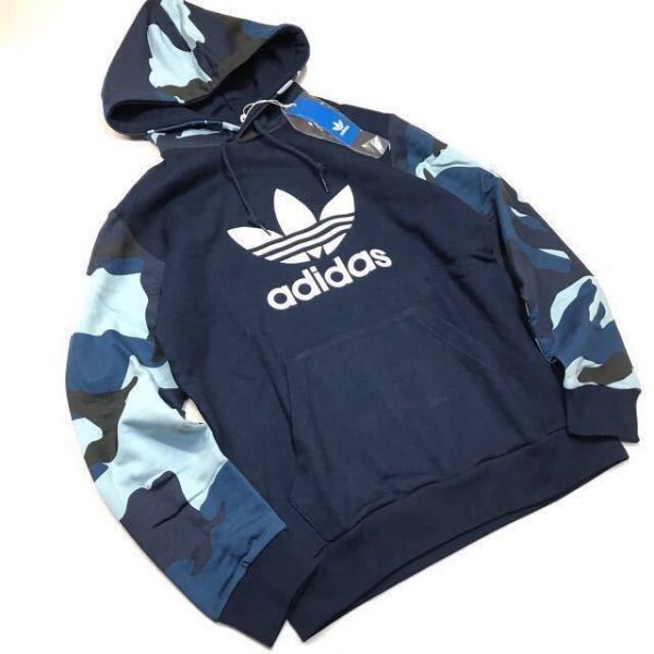 アディダス adidas CAMO OTH フーディー/パーカー オリジナルス ウェア トップス パーカー DV206 紺青 XO