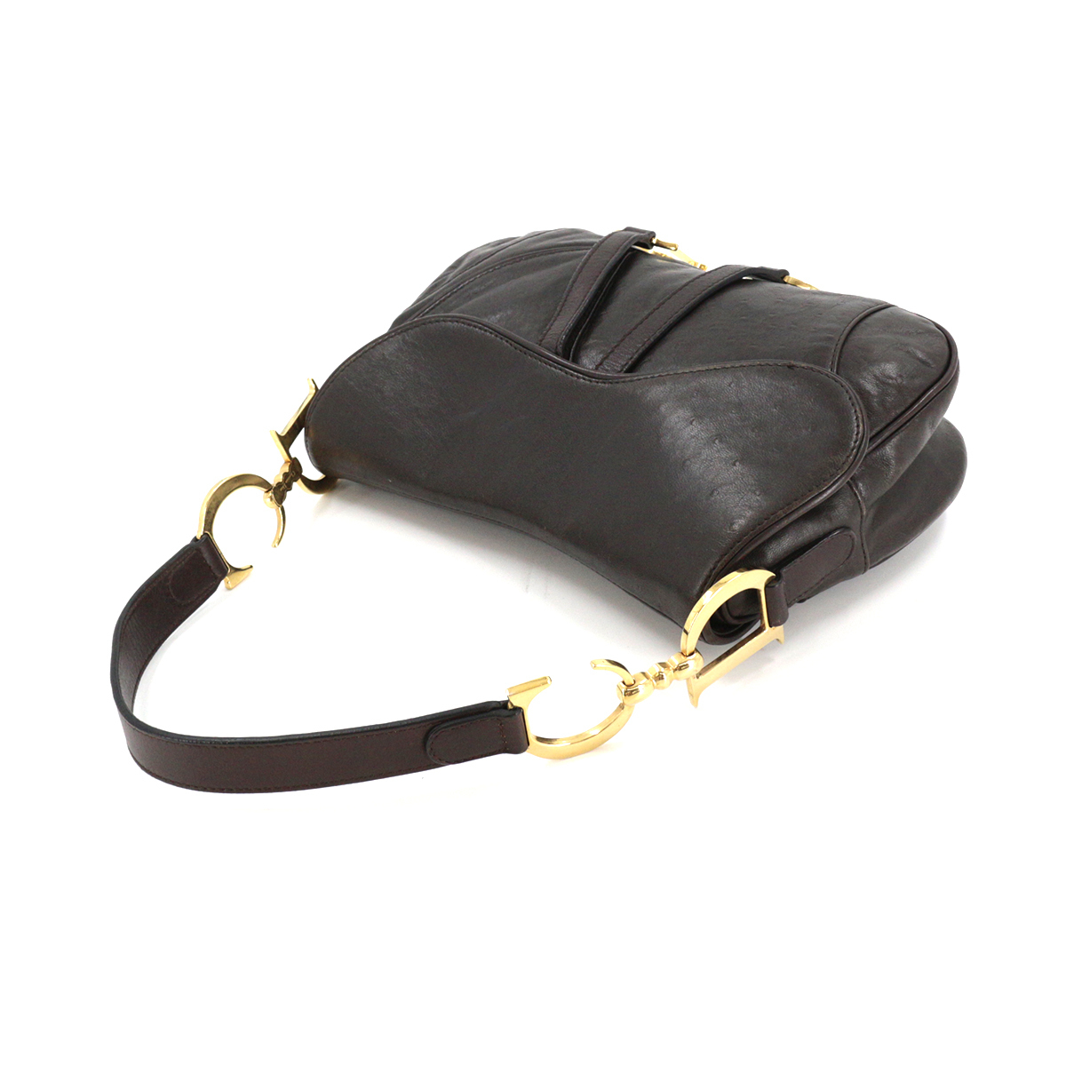 1円□ 極美品 クリスチャン ディオール Christian Dior サドルバッグ 