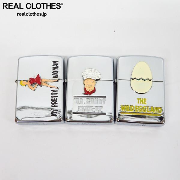 【お買い得，2025】 ZIPPO/ジッポー トリックピンズシリーズ EGGLAND/MR.SUNNY/PRETTY WOMAN 1994年製 3点セット /LPL(タウン＆カントリー)｜売買されたオークション情報、yahooの商品情報をアーカイブ公開 - オークファン Zippo