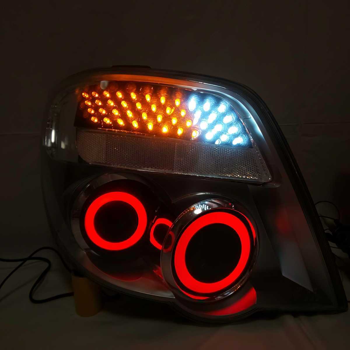 インプレッサ GG2 GG3 アクリル シーケンシャル搭載 LED テールランプ