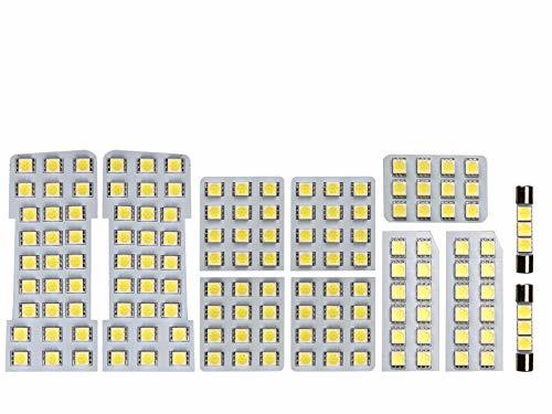 【送料無料・即決】色7000K 10系 アルファード 専用設計 純白 ホワイト LED ルームランプ 11点セット ANH10W/_1