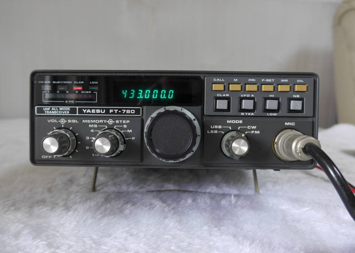☆YAESU/八重洲無線 FT-780 UHF ALL MODE TRANSCEIVER UHFオールモード