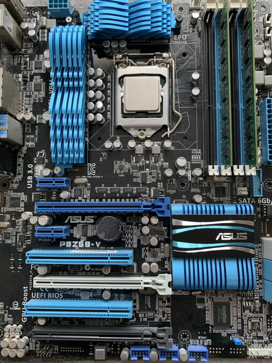 core i7-2600k メモリ8G マザーボード 3点セット ジャンク