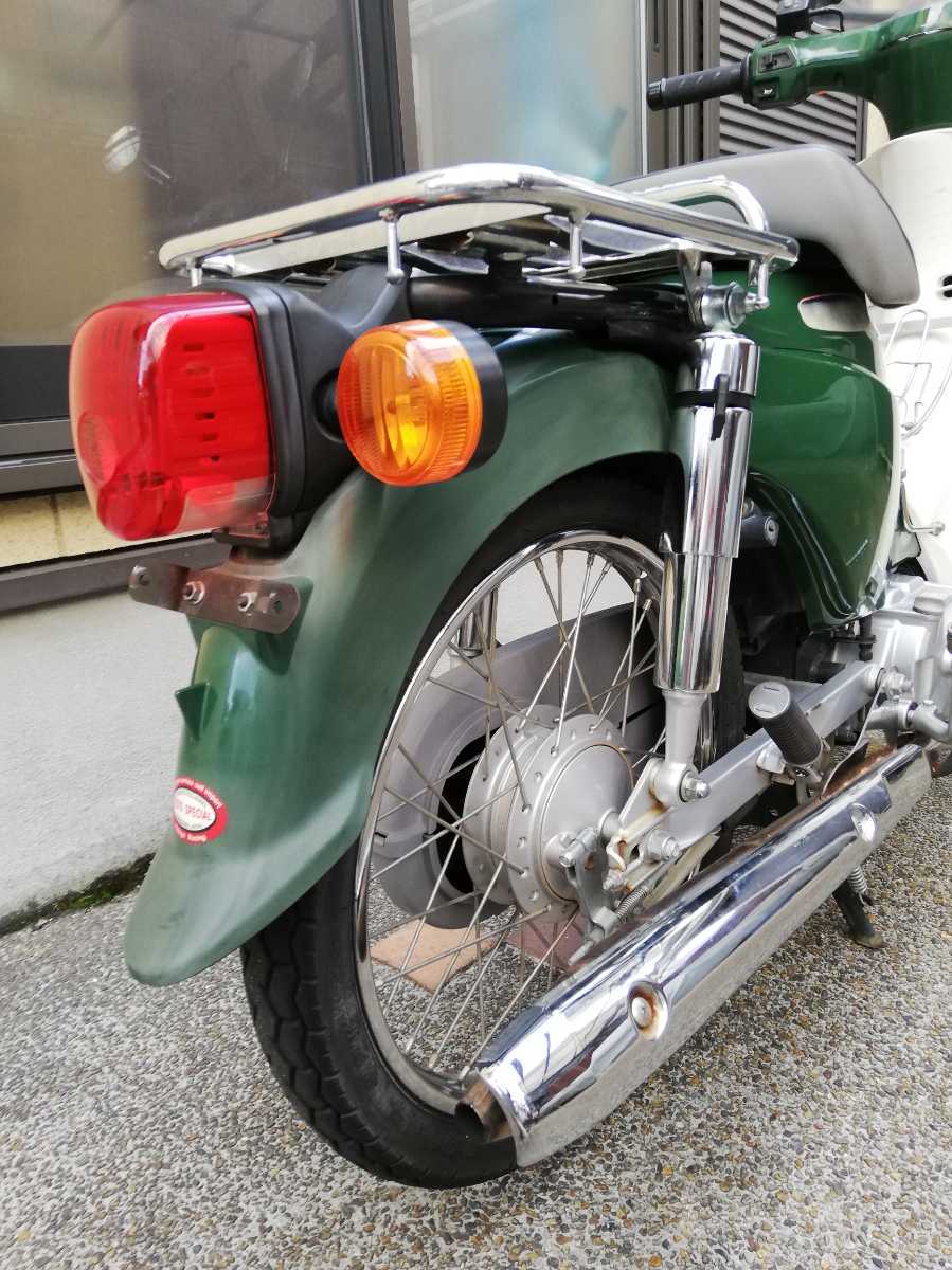スーパーカブ 110 JA07 緑 グリーン BRD マフラー リアショック