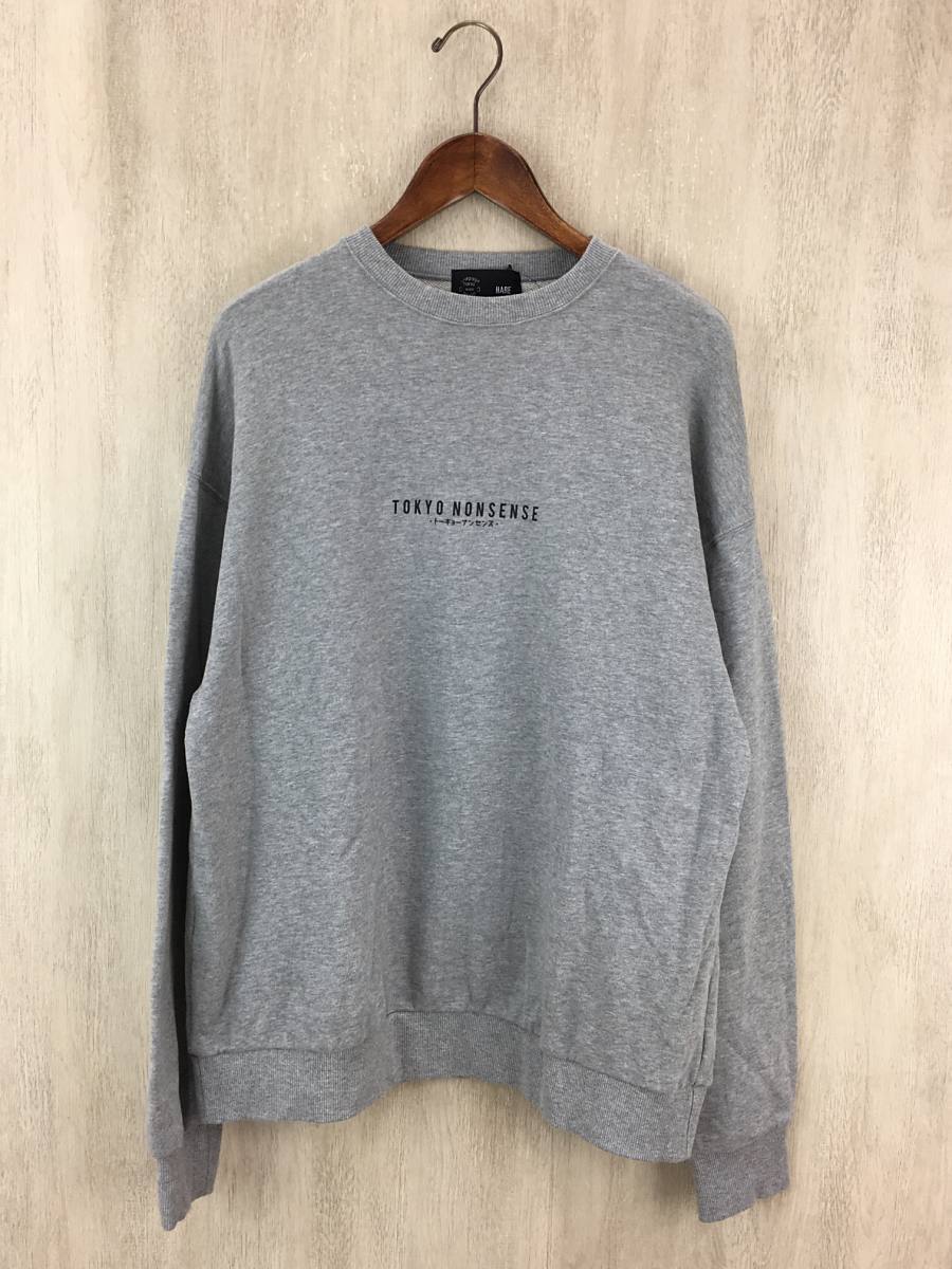  HARE スウェット/FREE/コットン/GRY(スウェット)｜売買されたオークション情報、yahooの商品情報をアーカイブ公開 - オークファン スウェット