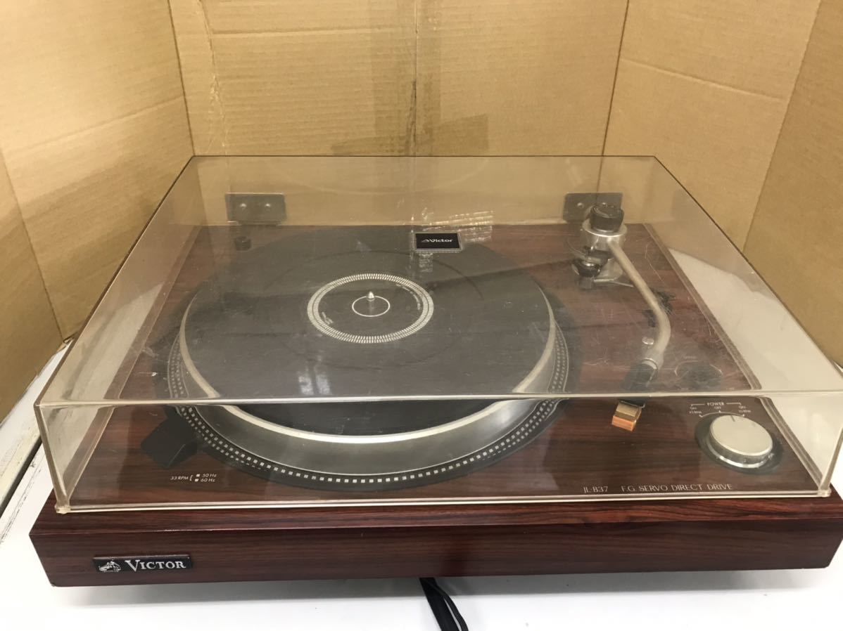 VICTOR/ビクター JL-B37R ターンテーブル レコードプレーヤー 通電回転