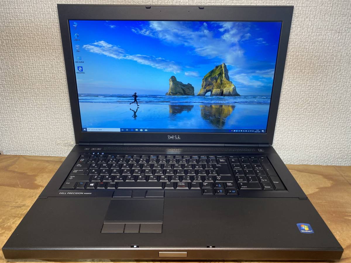 極速SSD搭載 WIN10 DELL PRECISION M6800 Core I7-4810 2.80GHz 8G 128G+500G HD4400+AMD M6100 2G OFFICE 2013搭載 東京即日発送