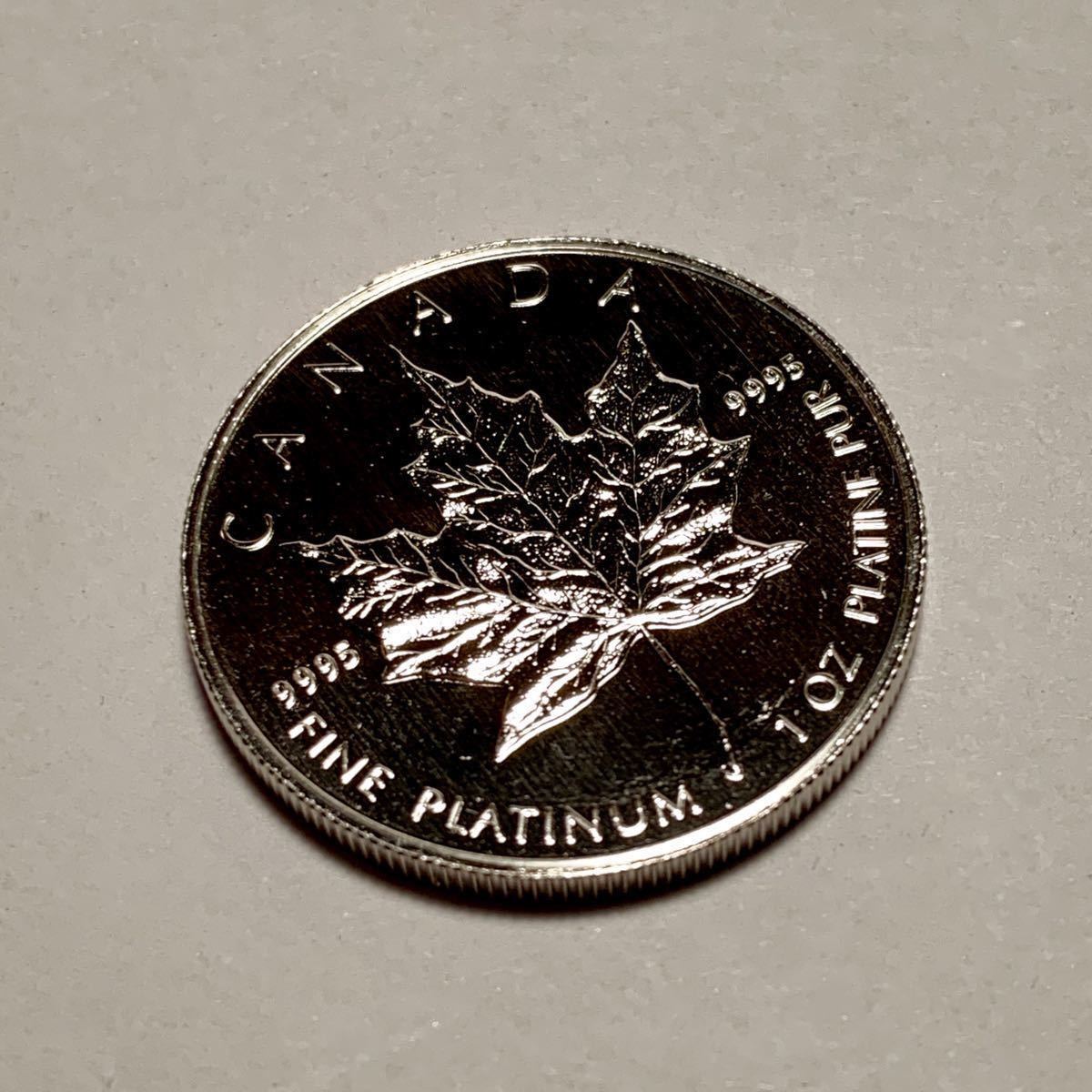 カナダプルーフ　エリザベス　記念硬貨　まとめ売り 4. 1990年 カナダ エリザベス II メイプルリーフ 50ドル 1オンス 1oz