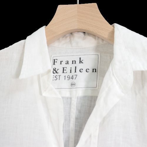 Frank&Eileen フランク＆アイリーン BARRY リネン シャツ XXS ホワイト
