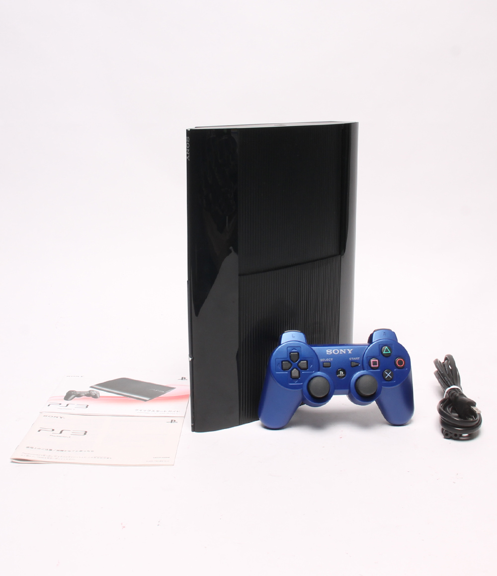 PS3 本体 ブラック コントローラー ブルー CECH-4000B ソニー SIE