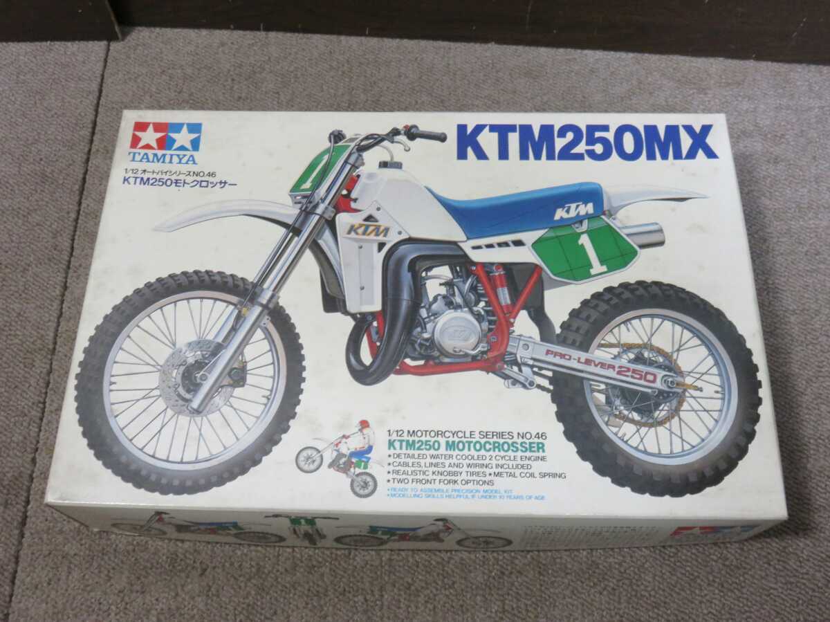 タミヤ 1／12 KTM250MX 未組立 KTM250MX 1⁄12 タミヤ オフロードバイク
