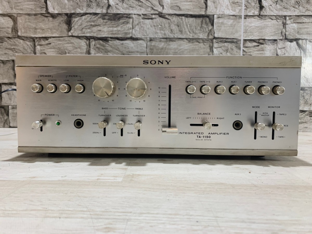 1円スタート ジャンク SONY ソニー プリメインアンプ TA-1150