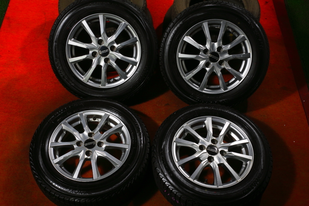 165/70R14 国産ヨコハマ スタッドレス 4本SET アルミ付4本SETアクアス 