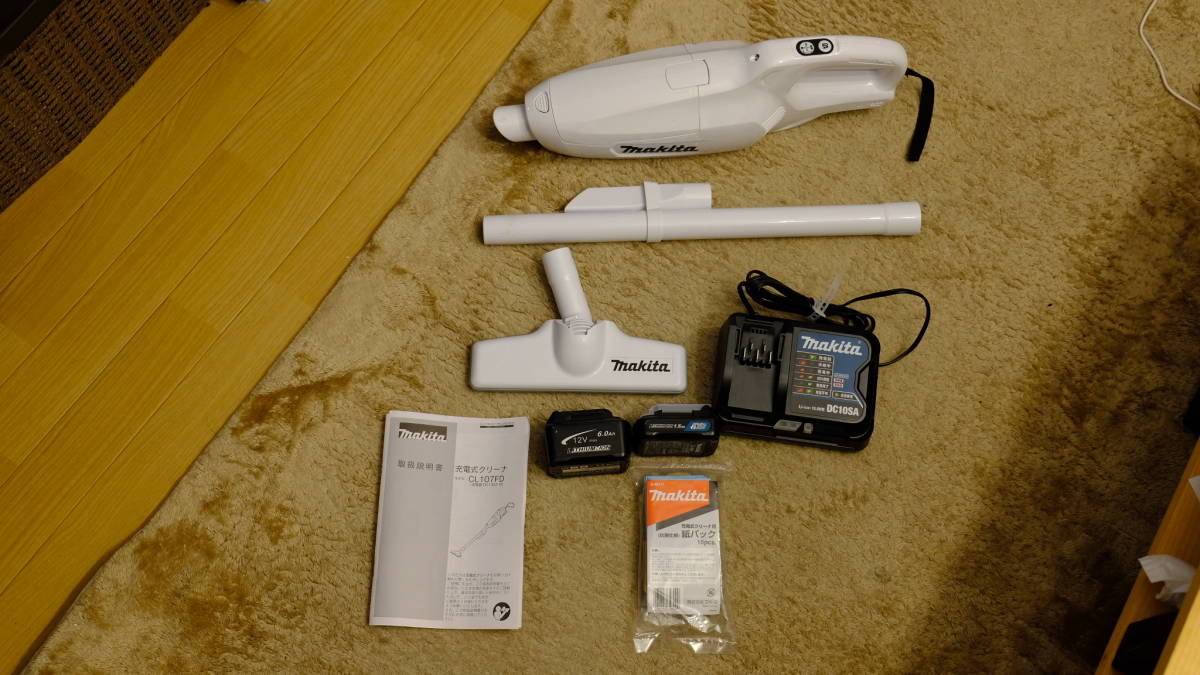 マキタ CL107FDSHW 充電式クリーナー 10.8V makita CL107FD 株式会社