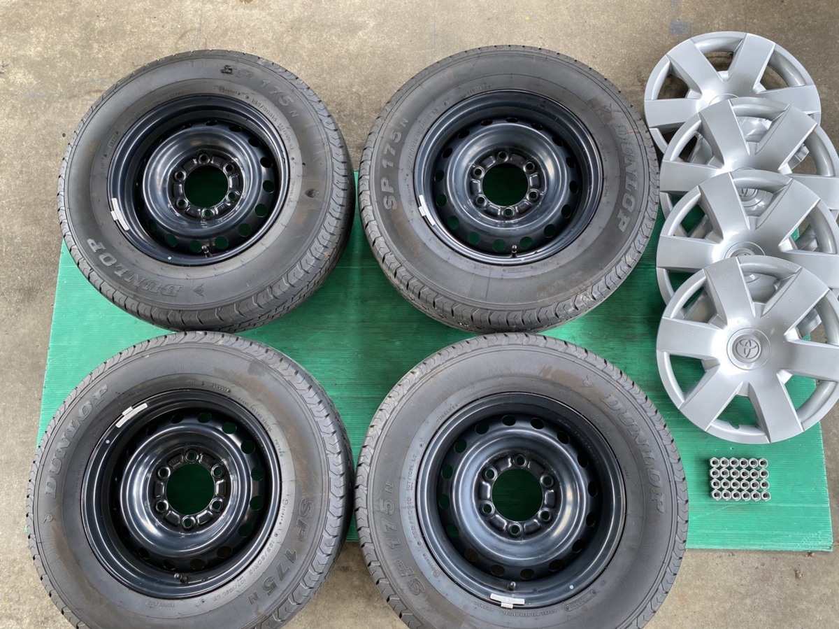 2.【純正品】トヨタ ハイエース純正タイヤ・ホイールセット 15 2.【純正品】トヨタ ハイエース純正タイヤ・ホイールセット 15